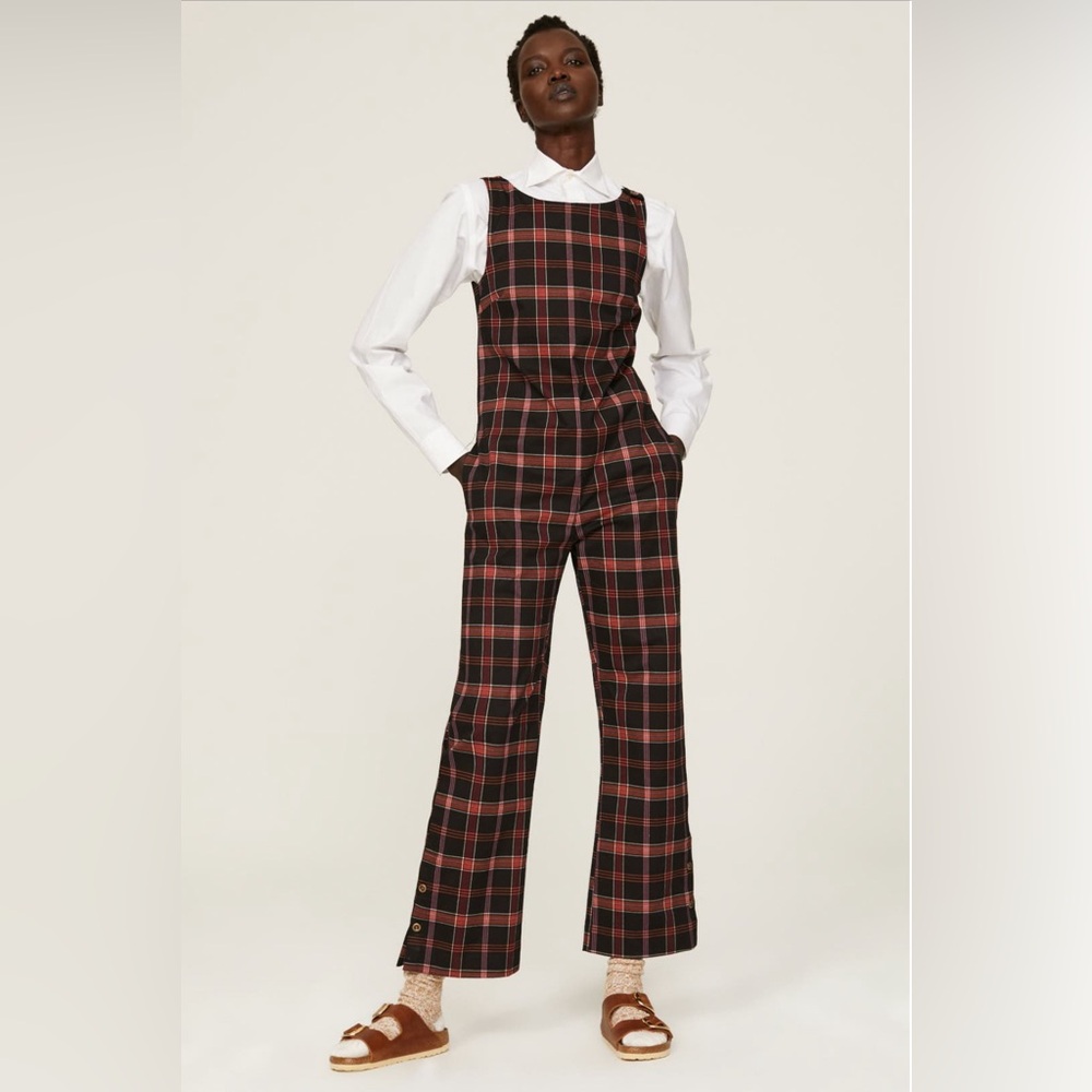 Pamela Love Plaid Jumpsuit